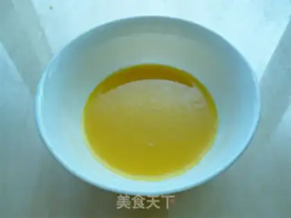 Make Orange steamed eggs step 3