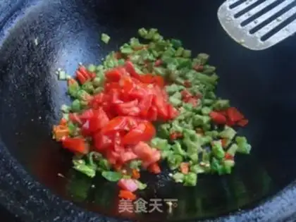 Make Spicy rice step 4