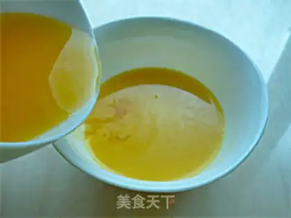 Make Orange steamed eggs step 4