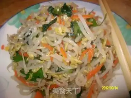Make Cold bean sprouts step 11