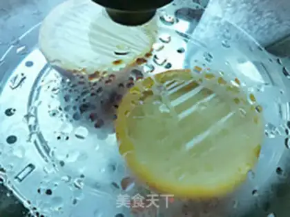 Make Orange steamed eggs step 8