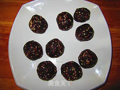 Make Rose Bean Mooncake step 22