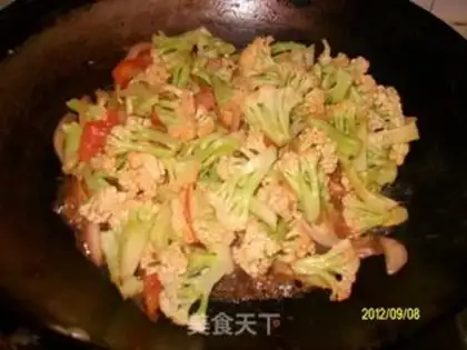 Make Tomato blossoms step 8