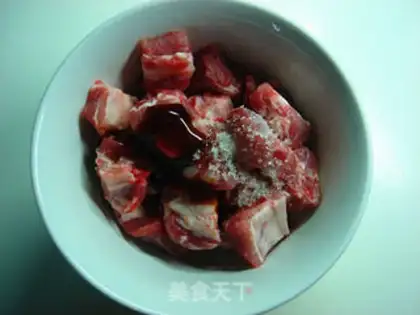 Make Doudou ribs step 1