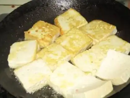 Make Meat and tofu step 1