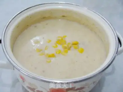 Make Cream corn soup step 9