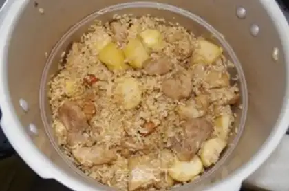 Make Potato rice step 12