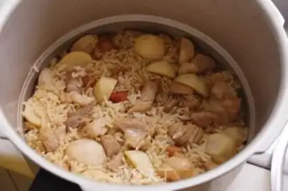 Make Potato rice step 14