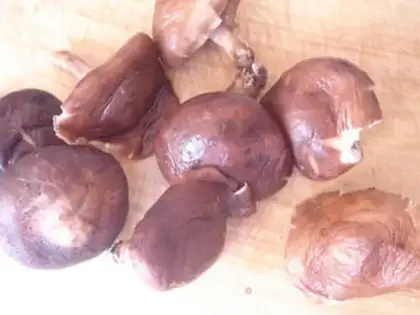 Make Flaming mushrooms step 1