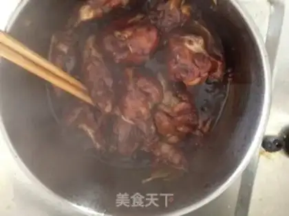 Make Red chicken wings step 4