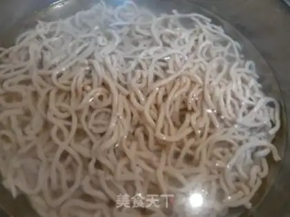 Make A cold noodle step 2