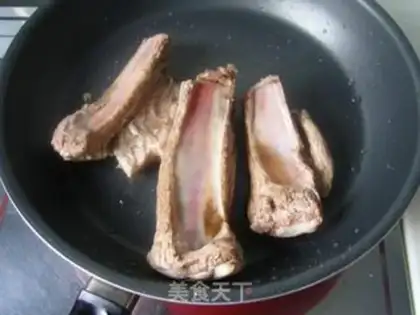 Make Garlic hands on ribs step 1