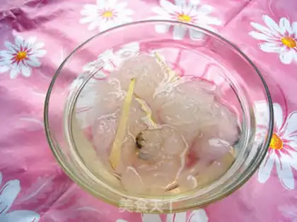 Make Lotus-tree-spring snow clams step 1