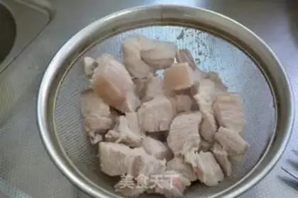 Make Chestnut red meat step 1