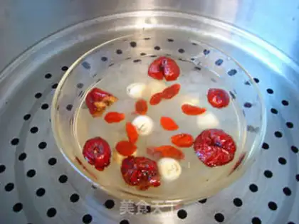 Make Lotus-tree-spring snow clams step 4