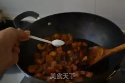 Make Chestnut red meat step 7