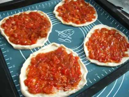 Make Little pizza at the bottom step 7