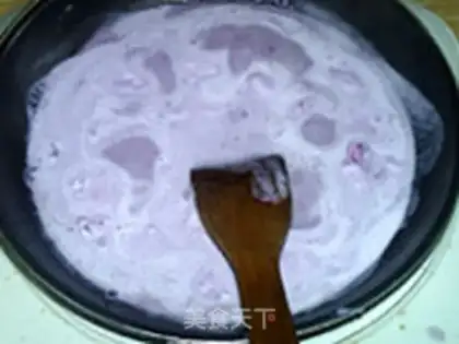 Make Cream blueberries step 2