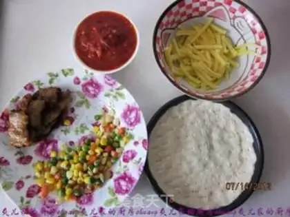 Make Orléans pork pizza step 6