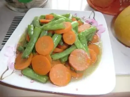 Make Scrambles and carrots step 2