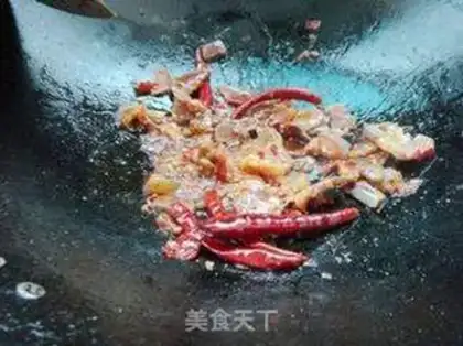 Make Spicy ham chicken step 6
