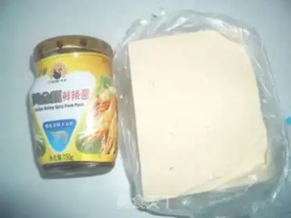 Make Spicy shrimp sauce tofu step 0