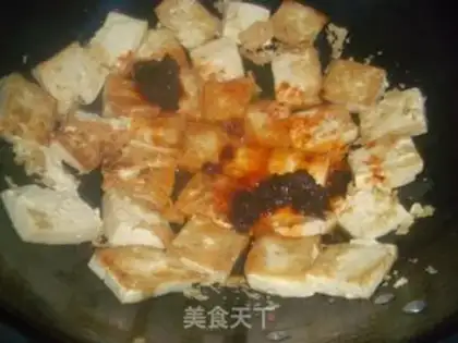 Make Spicy shrimp sauce tofu step 5