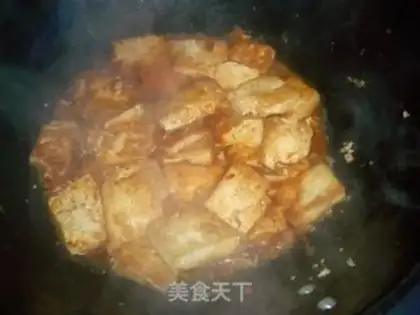 Make Spicy shrimp sauce tofu step 7