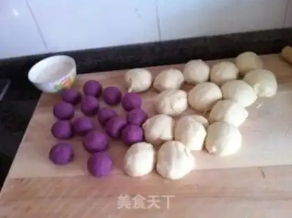 Make Potato blossoms step 8