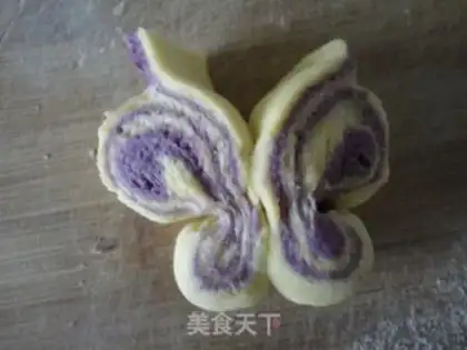 Make Colored butterfly rolls step 8