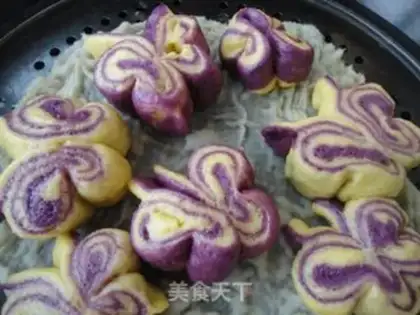 Make Colored butterfly rolls step 9