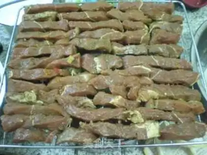 Make Inner Mongolian beef jerky step 3