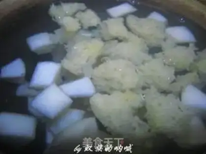 Make Double snow papaya sugar step 4