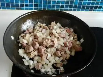 Make Curry beef rice step 7