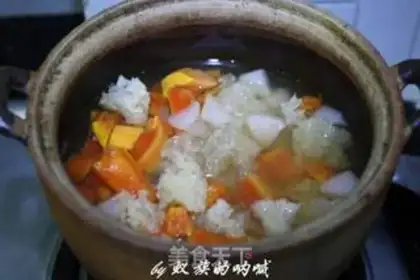 Make Double snow papaya sugar step 5