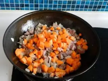 Make Curry beef rice step 8