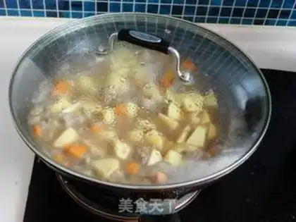 Make Curry beef rice step 13