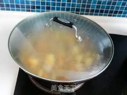 Make Curry beef rice step 16