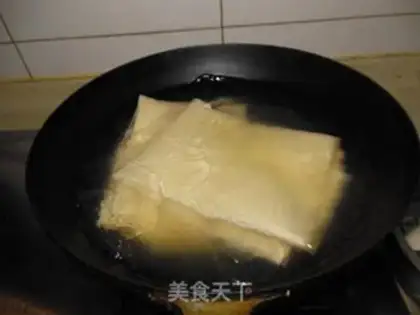 Make Tofu skin step 1