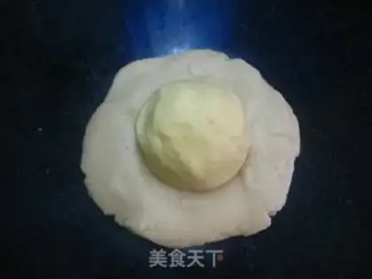 Make Double moon cake step 9