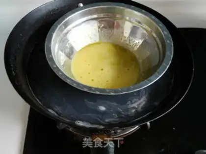 Make Pumpkin dry ice cream step 6