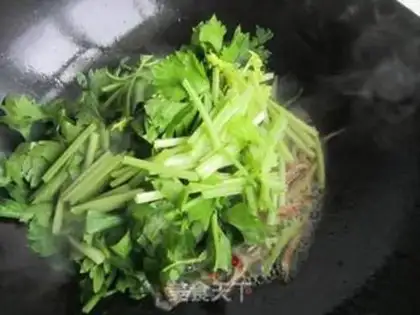 Make Cream fried the greenfish step 8