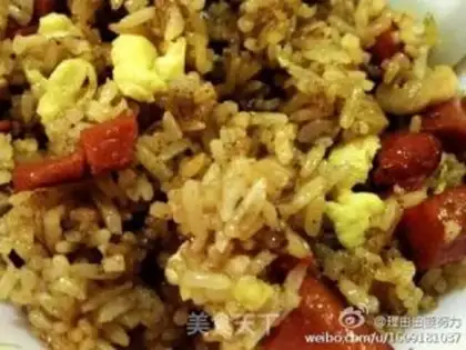 Make Curry fried rice step 4
