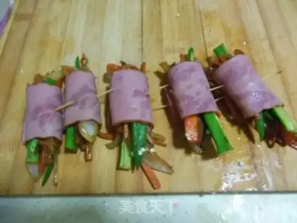 Make ♪ Autumn ham roll ♪ step 7