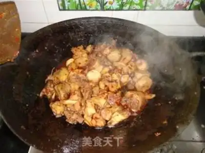 Make Potato chicken step 8