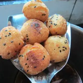 Make Fried sesame step 9