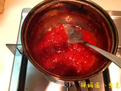 Make Strawberry sauce step 3