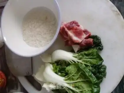 Make Pork bone rice step 0