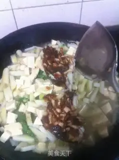 Make Little cabbage and tofu step 7