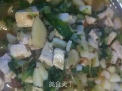 Make Little cabbage and tofu step 9